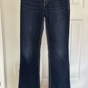 Silver - Women's Dark Blue Bootcut Jeans
